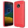 Flexi Slim Carbon Fibre Case for Motorola Moto G5 - Brushed Red